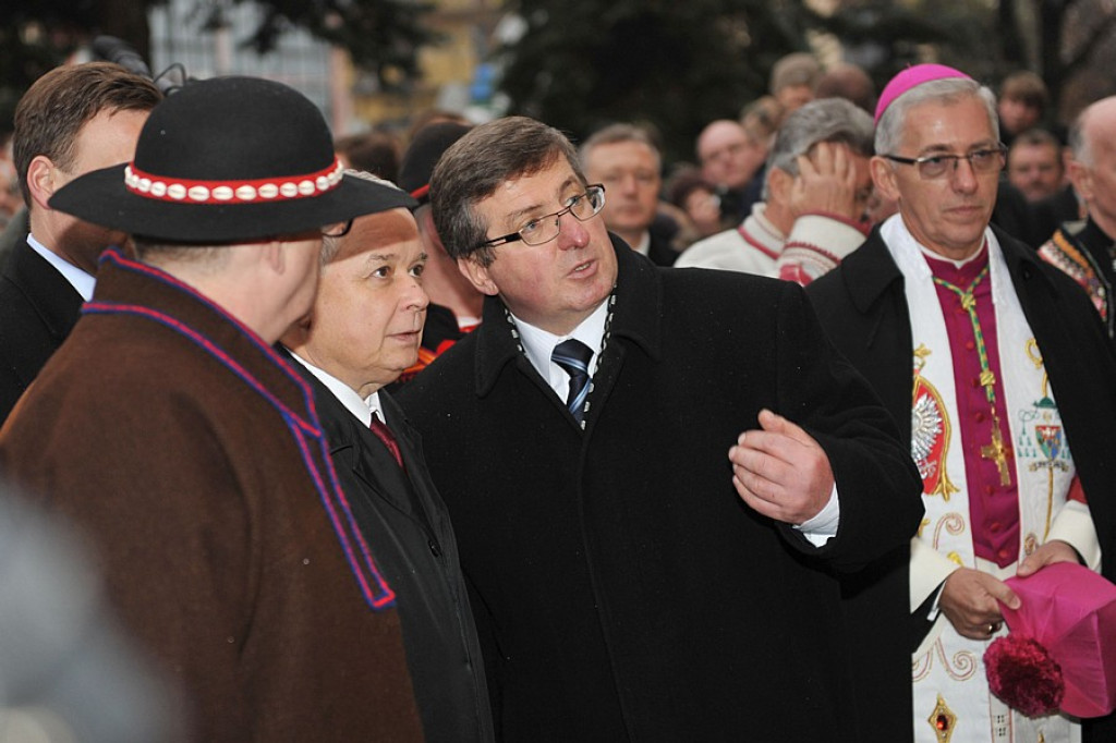 Prezydent Lech Kaczyński w Nowm Targu
