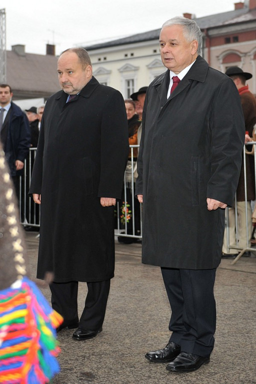 Prezydent Lech Kaczyński w Nowm Targu