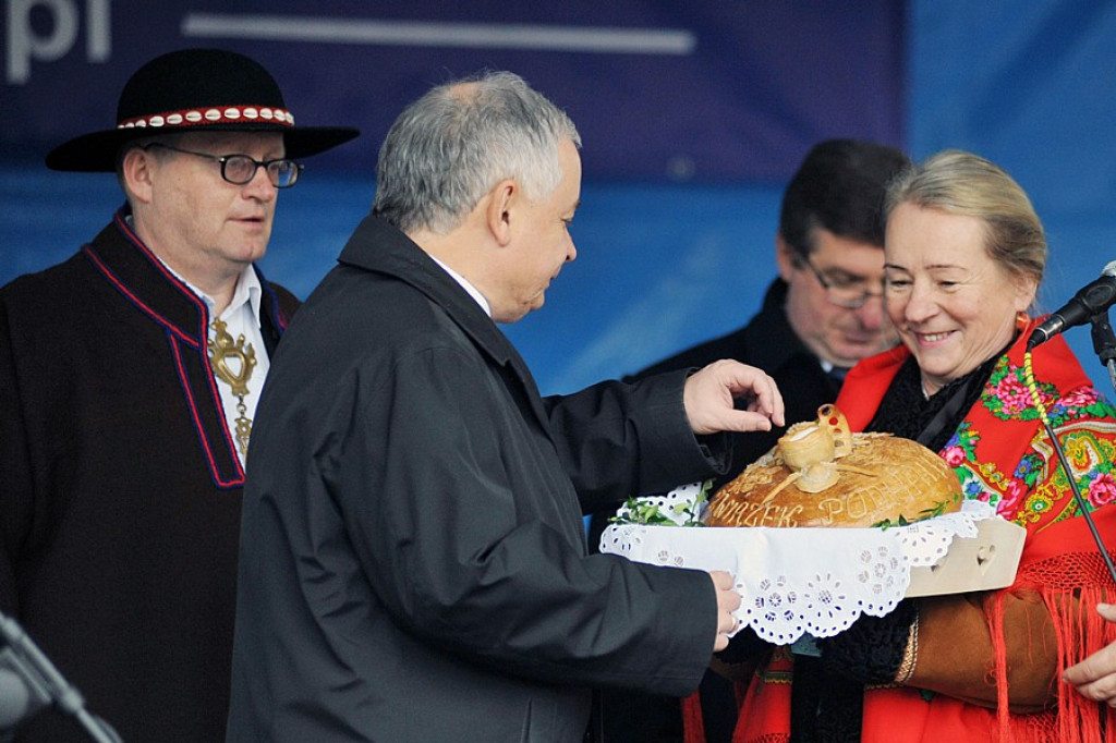 Prezydent Lech Kaczyński w Nowm Targu