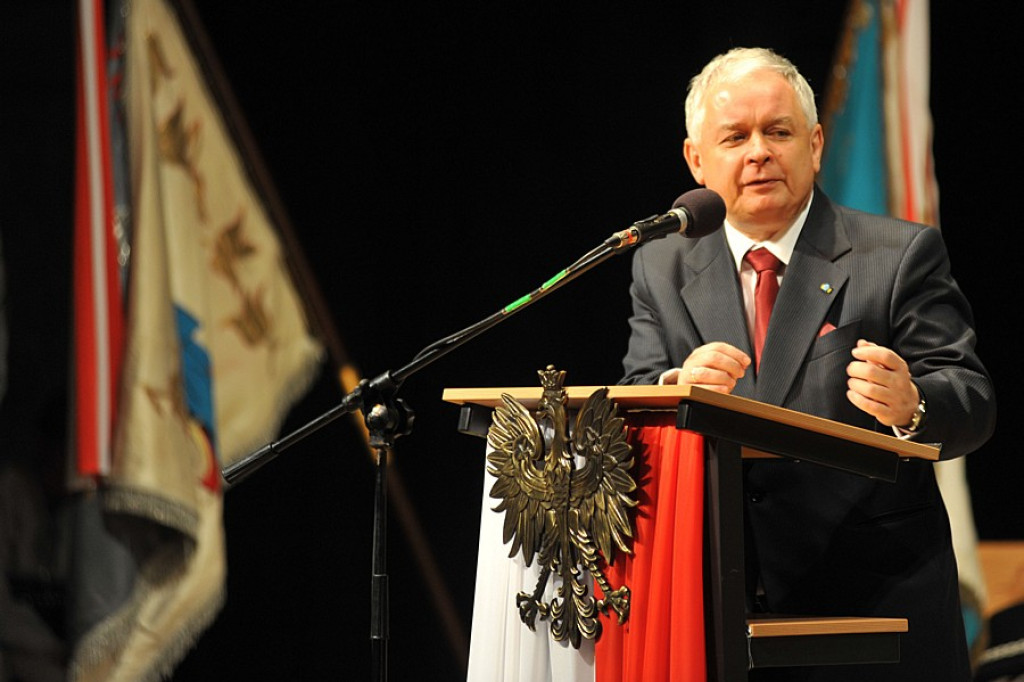 Prezydent Lech Kaczyński w Nowm Targu