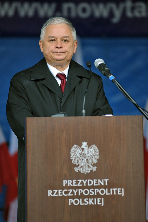 Prezydent Lech Kaczyński w Nowm Targu