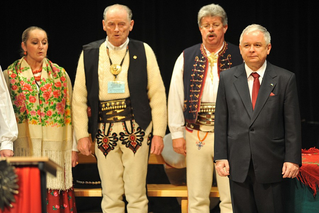 Prezydent Lech Kaczyński w Nowm Targu