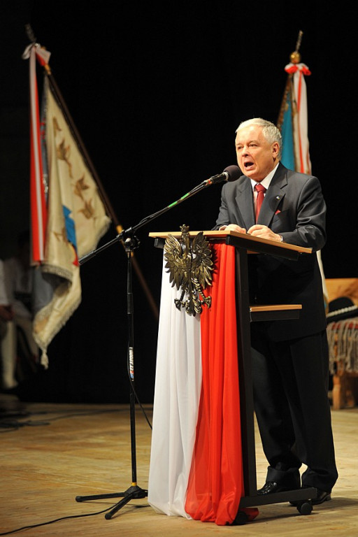 Prezydent Lech Kaczyński w Nowm Targu