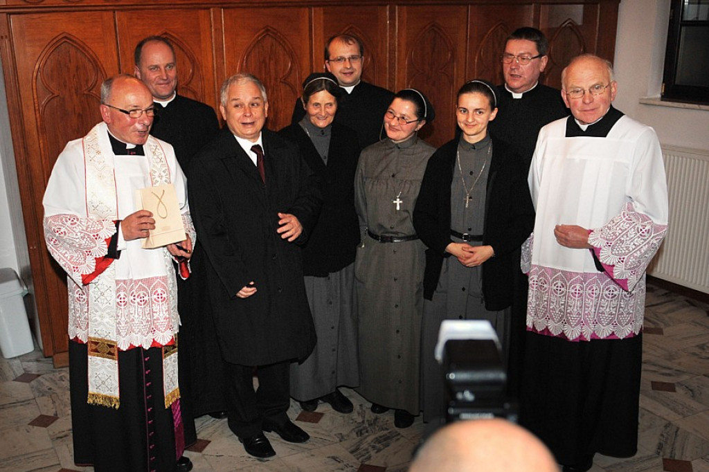 Prezydent Lech Kaczyński w Nowm Targu