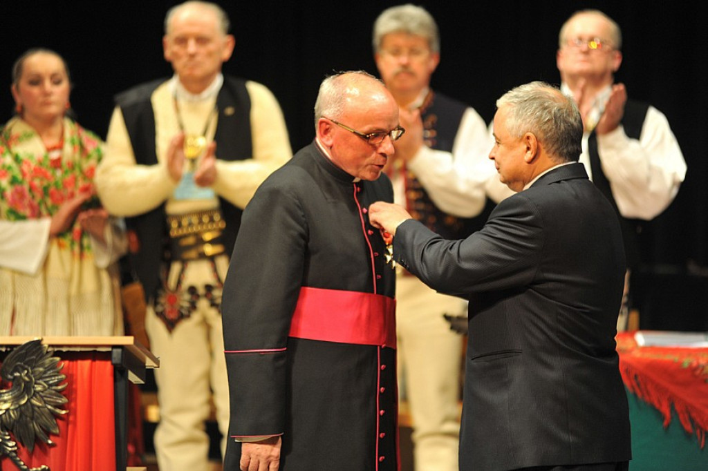 Prezydent Lech Kaczyński w Nowm Targu