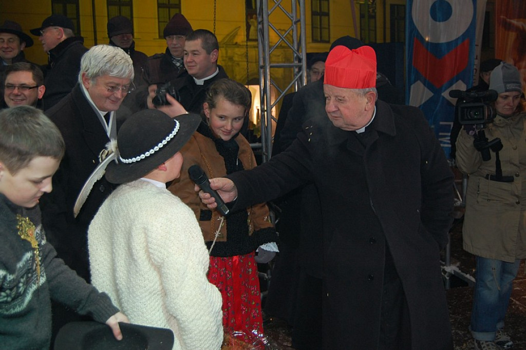 Choinka od górali pod Oknem Papieskim