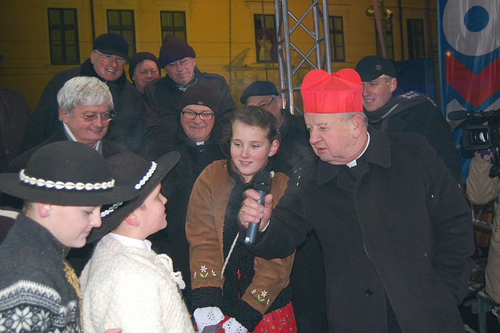 Choinka od górali pod Oknem Papieskim