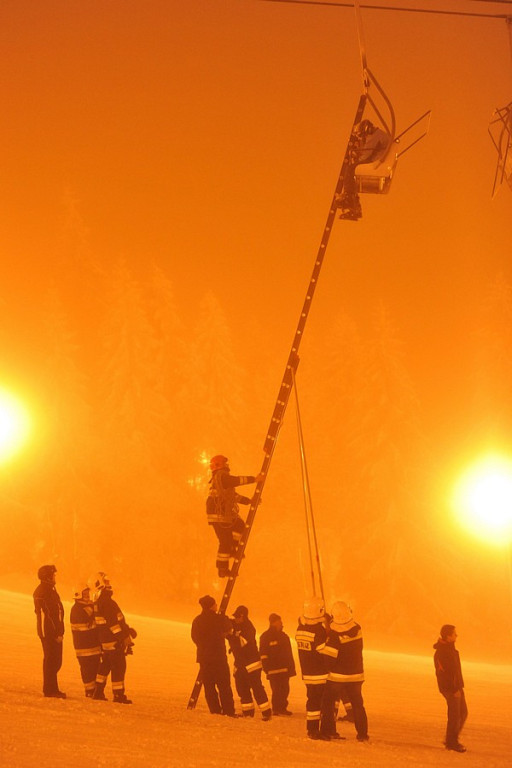 Rusin Ski: Nocna akcja ewakuacyjna narciarzy
