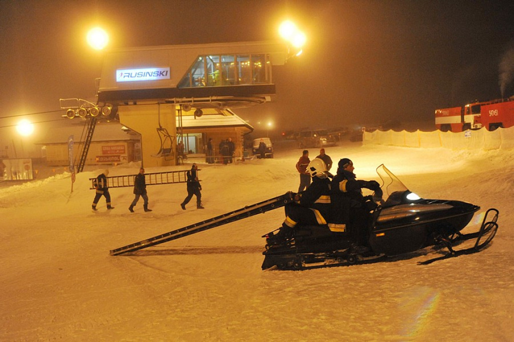 Rusin Ski: Nocna akcja ewakuacyjna narciarzy