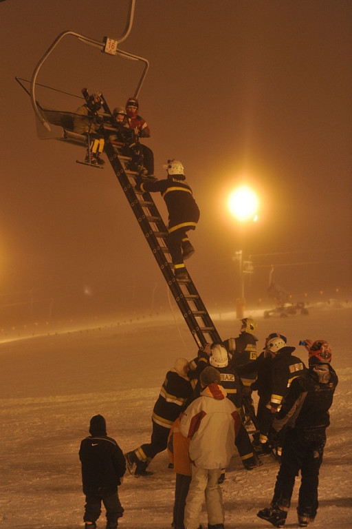 Rusin Ski: Nocna akcja ewakuacyjna narciarzy
