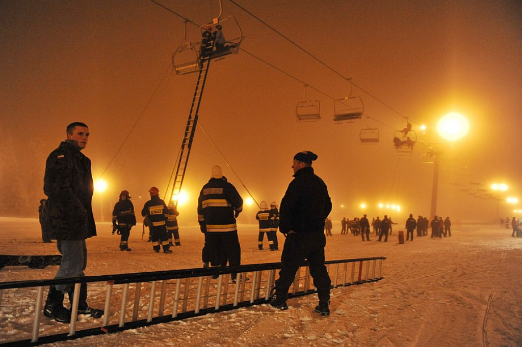 Rusin Ski: Nocna akcja ewakuacyjna narciarzy
