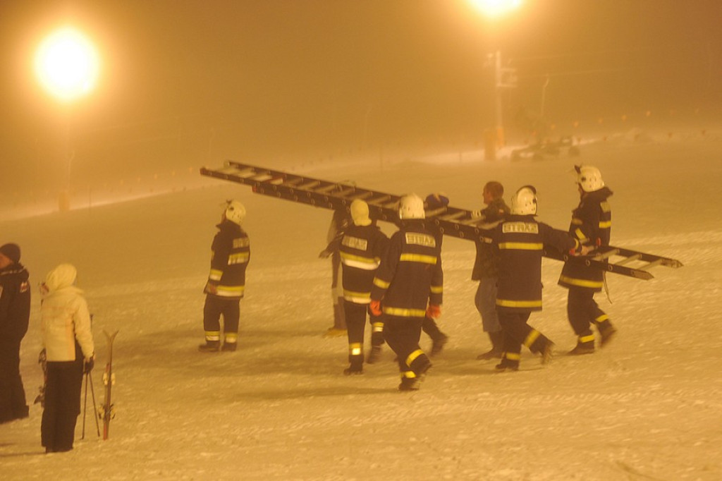 Rusin Ski: Nocna akcja ewakuacyjna narciarzy