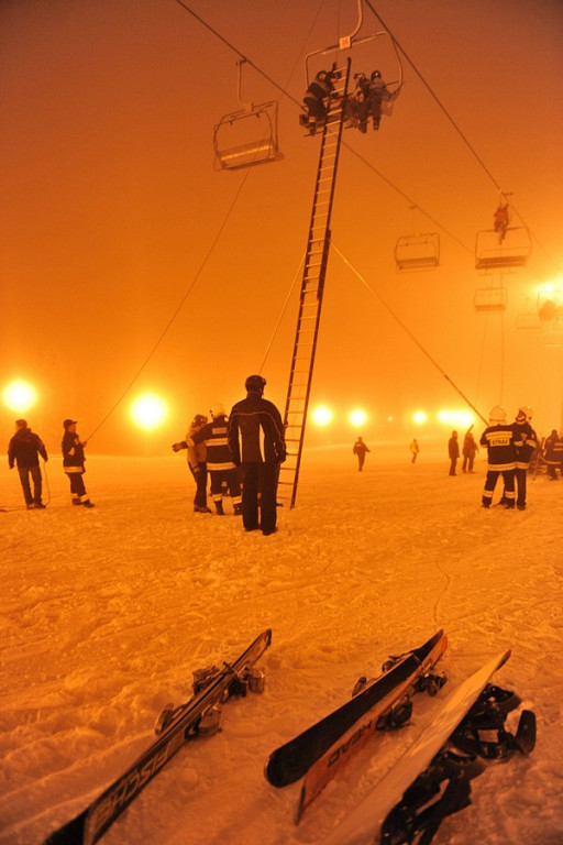 Rusin Ski: Nocna akcja ewakuacyjna narciarzy