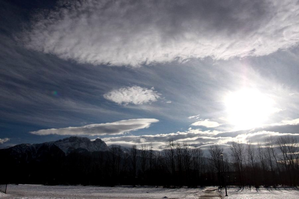 Tatry przed i po halnym