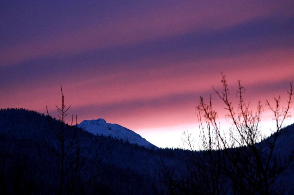 Tatry przed i po halnym