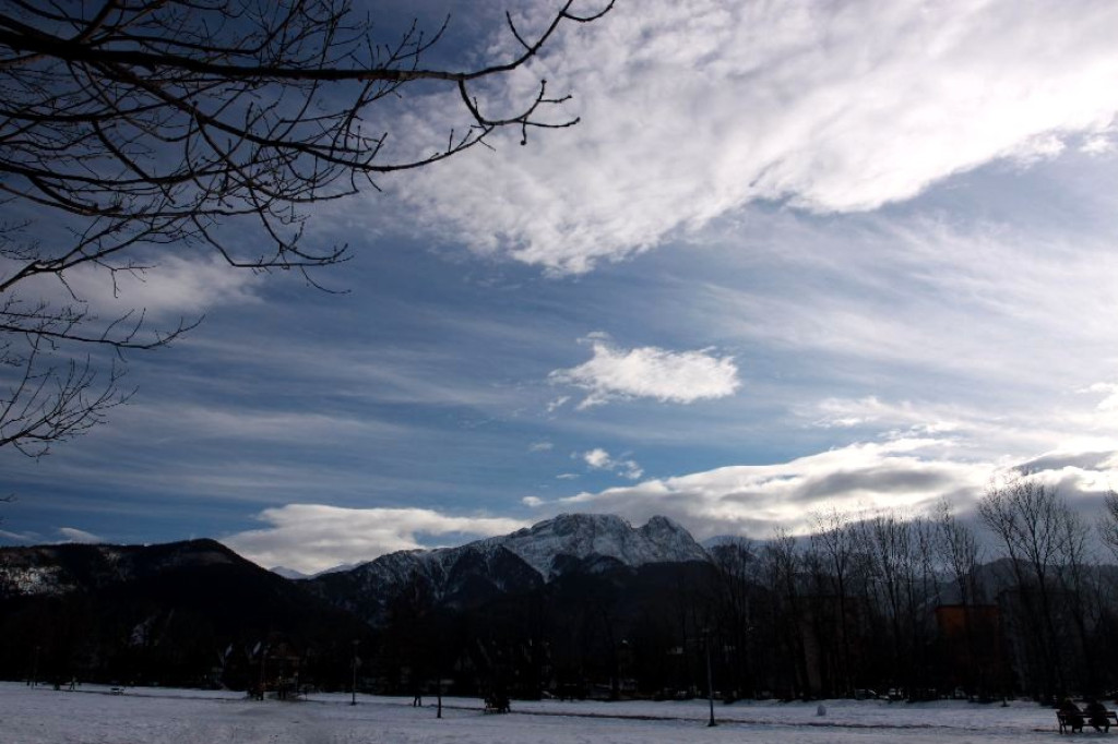 Tatry przed i po halnym