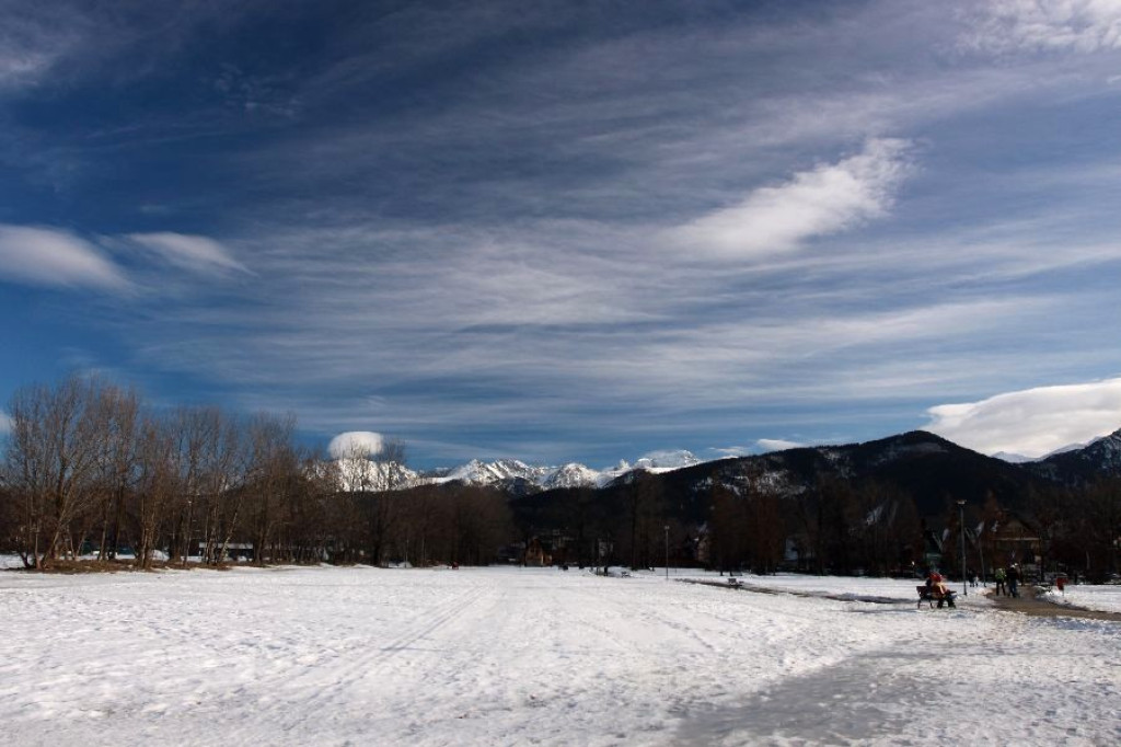 Tatry przed i po halnym