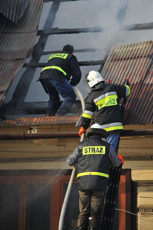 Pożar w Białce Tatrzańskiej
