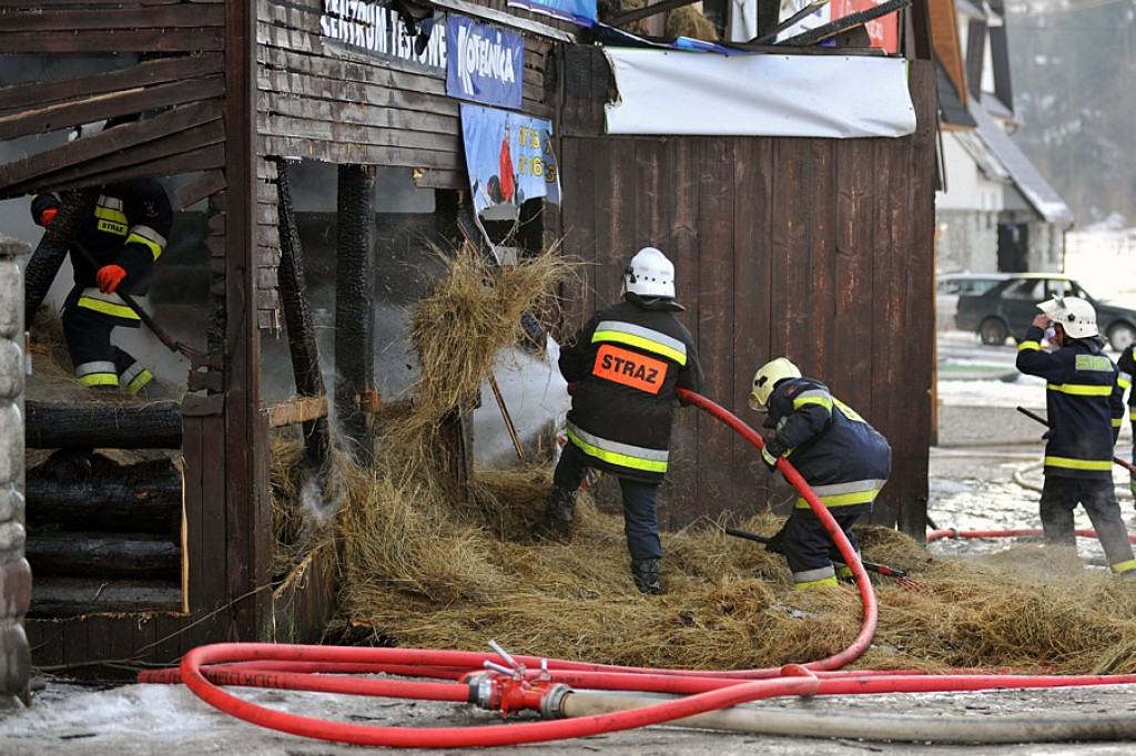 Pożar w Białce Tatrzańskiej