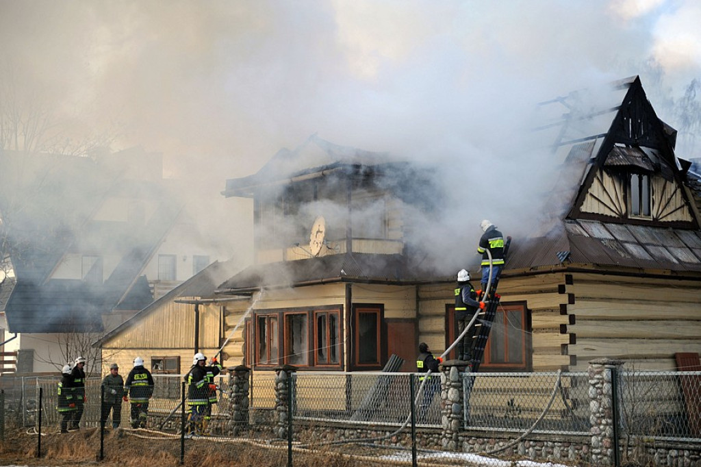 Pożar w Białce Tatrzańskiej