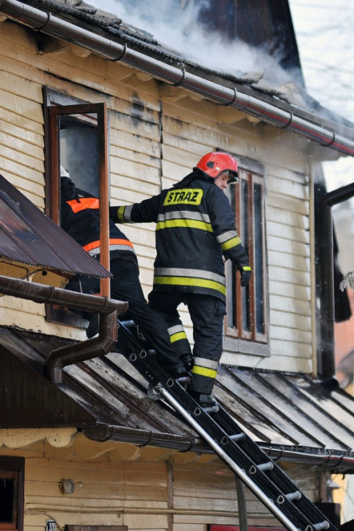 Pożar w Białce Tatrzańskiej