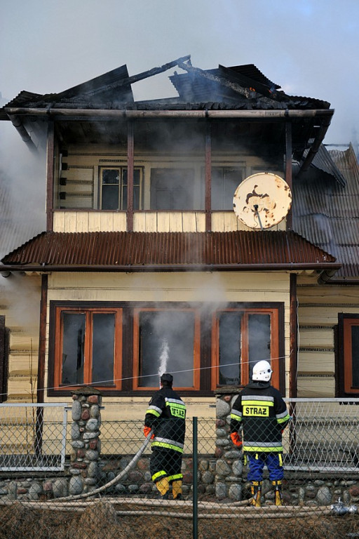 Pożar w Białce Tatrzańskiej