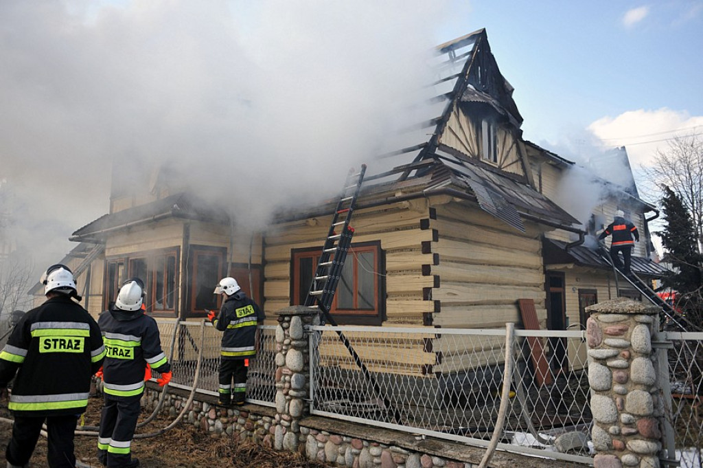 Pożar w Białce Tatrzańskiej