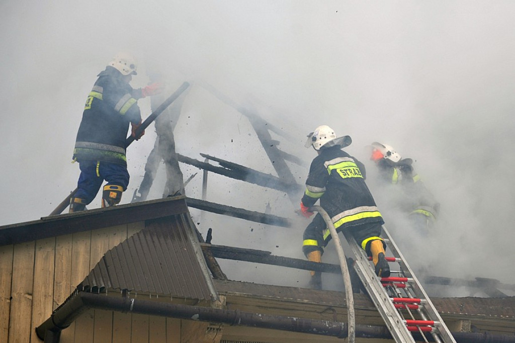 Pożar w Białce Tatrzańskiej