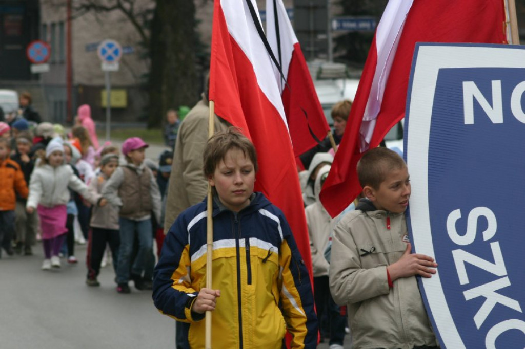 Żałobny marsz w Nowym Targu