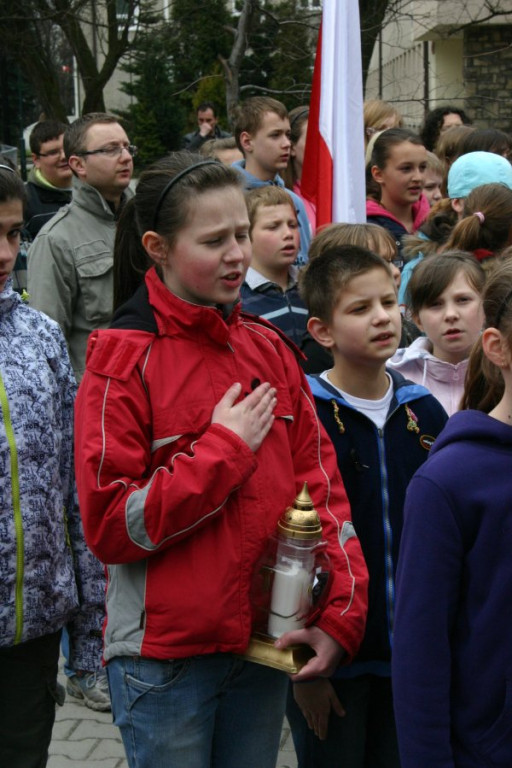 Żałobny marsz w Nowym Targu