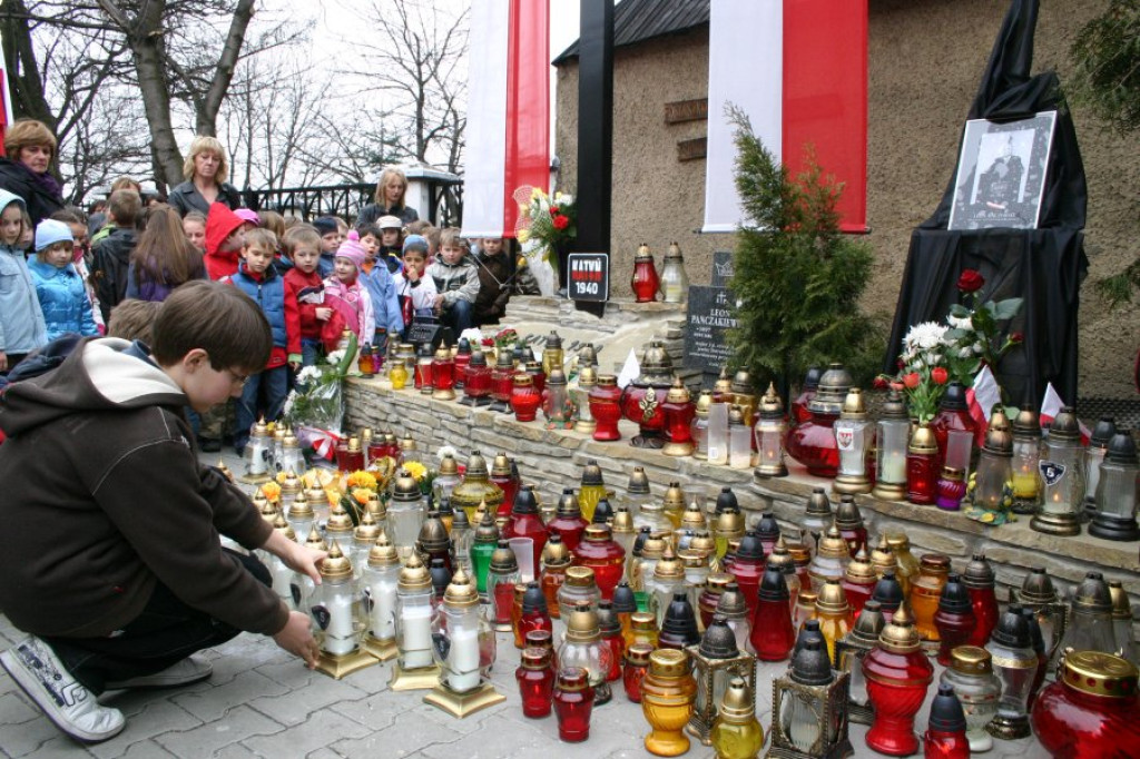 Żałobny marsz w Nowym Targu