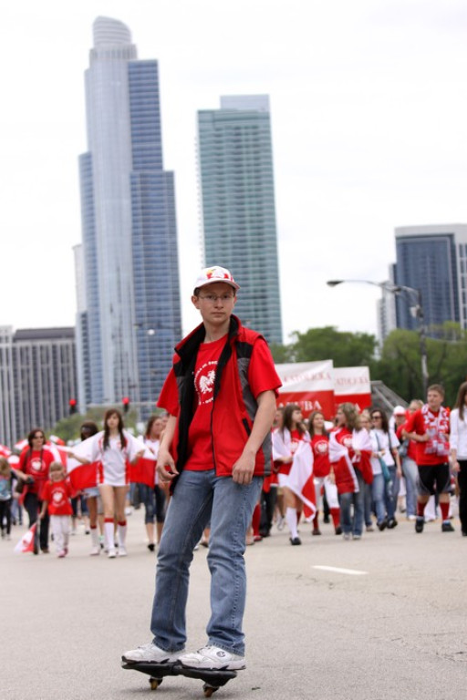 Trzeciomajowa parada w Chicago