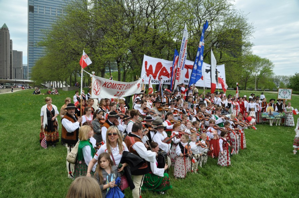 Trzeciomajowa parada w Chicago