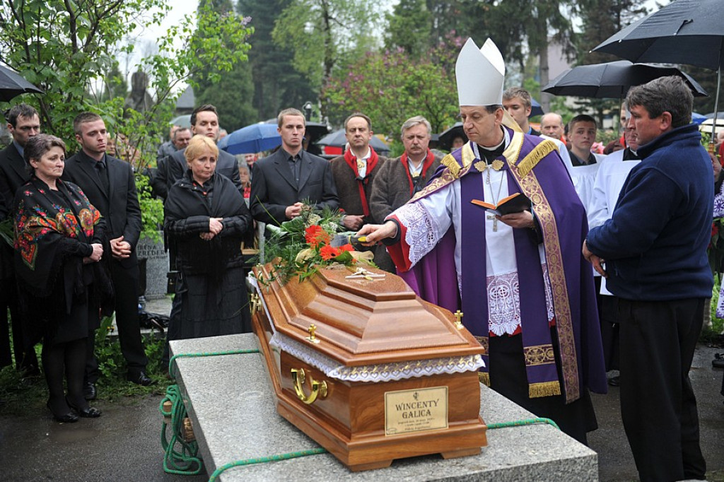 Ostatnie pożegnanie Wincentego Galicy