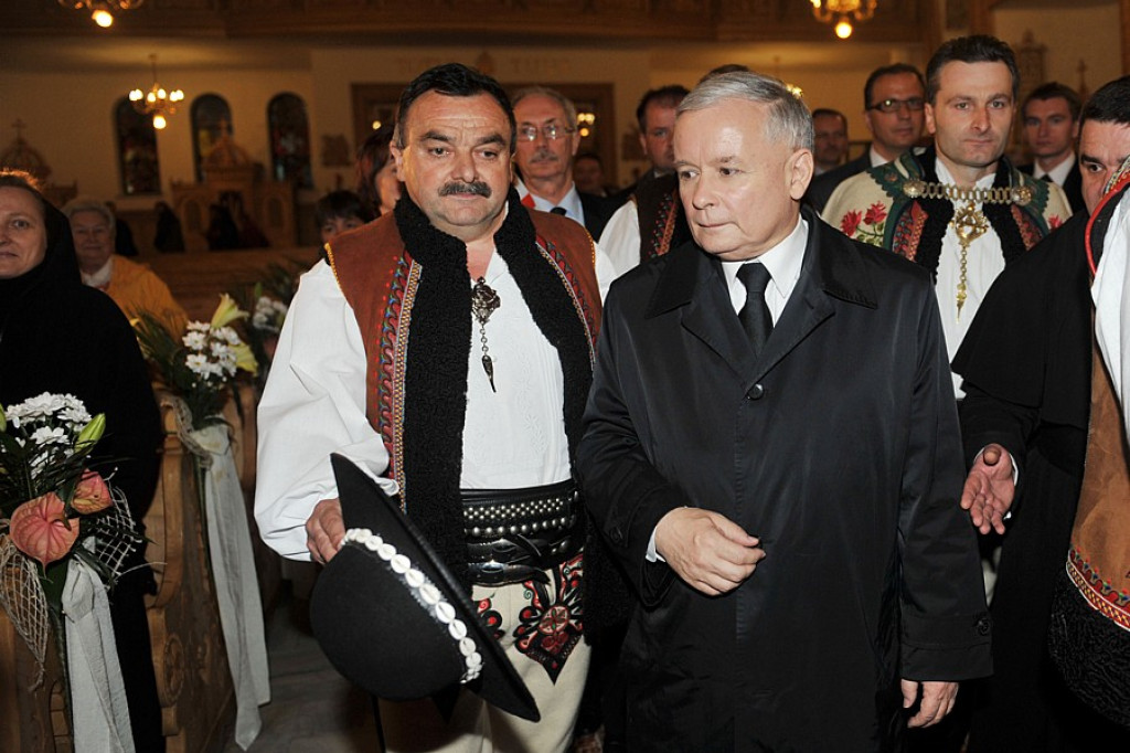 Jarosław Kaczyński na wiecu wyborczym w Zakopanem