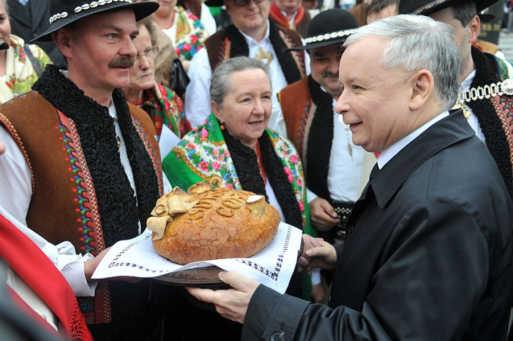 Jarosław Kaczyński na wiecu wyborczym w Zakopanem