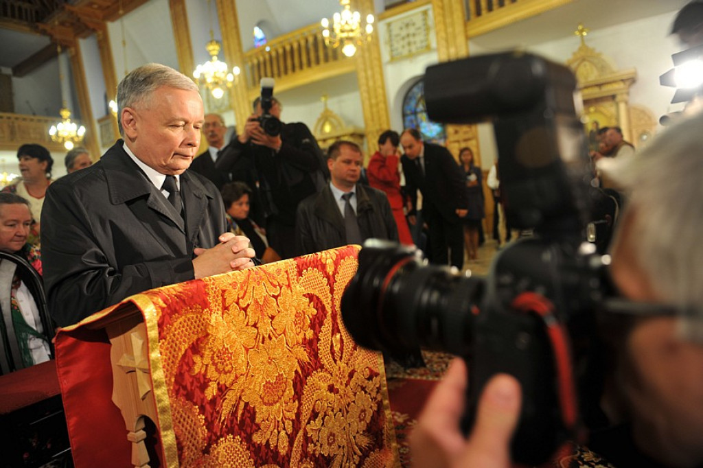 Jarosław Kaczyński na wiecu wyborczym w Zakopanem