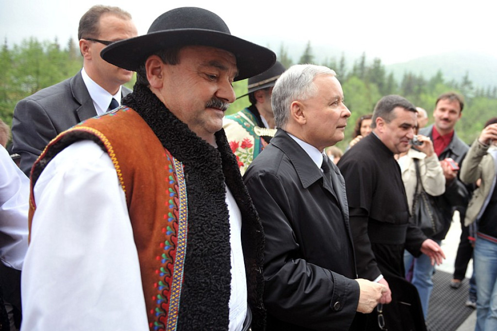 Jarosław Kaczyński na wiecu wyborczym w Zakopanem