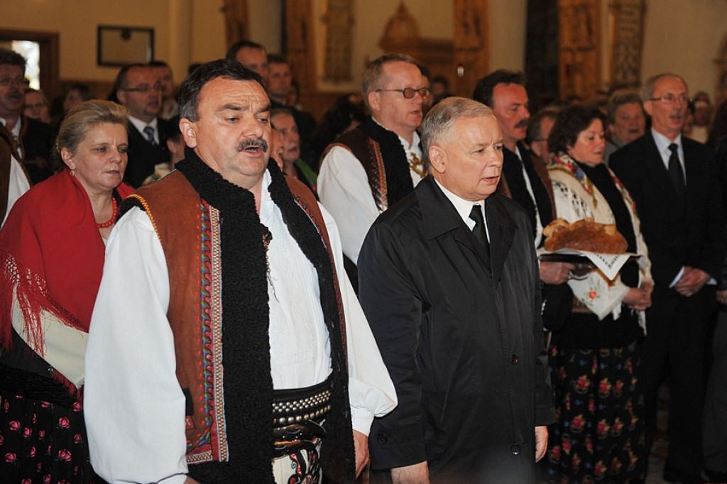 Jarosław Kaczyński na wiecu wyborczym w Zakopanem