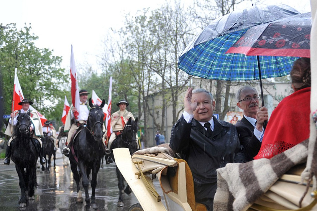 Jarosław Kaczyński na wiecu wyborczym w Zakopanem