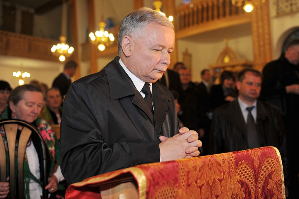 Jarosław Kaczyński na wiecu wyborczym w Zakopanem