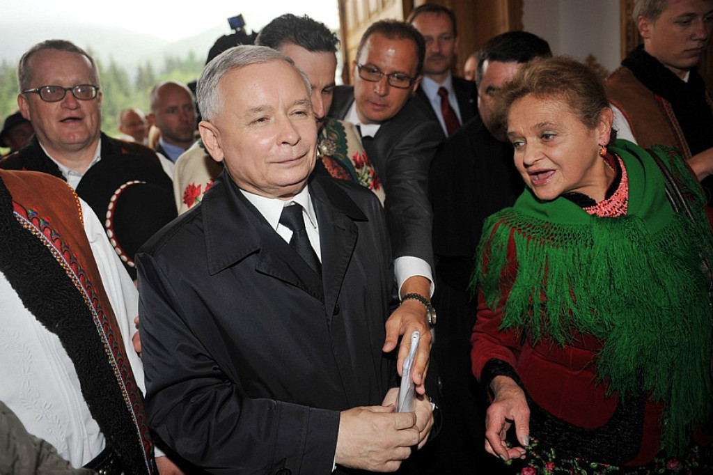 Jarosław Kaczyński na wiecu wyborczym w Zakopanem