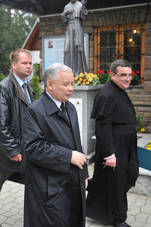 Jarosław Kaczyński na wiecu wyborczym w Zakopanem