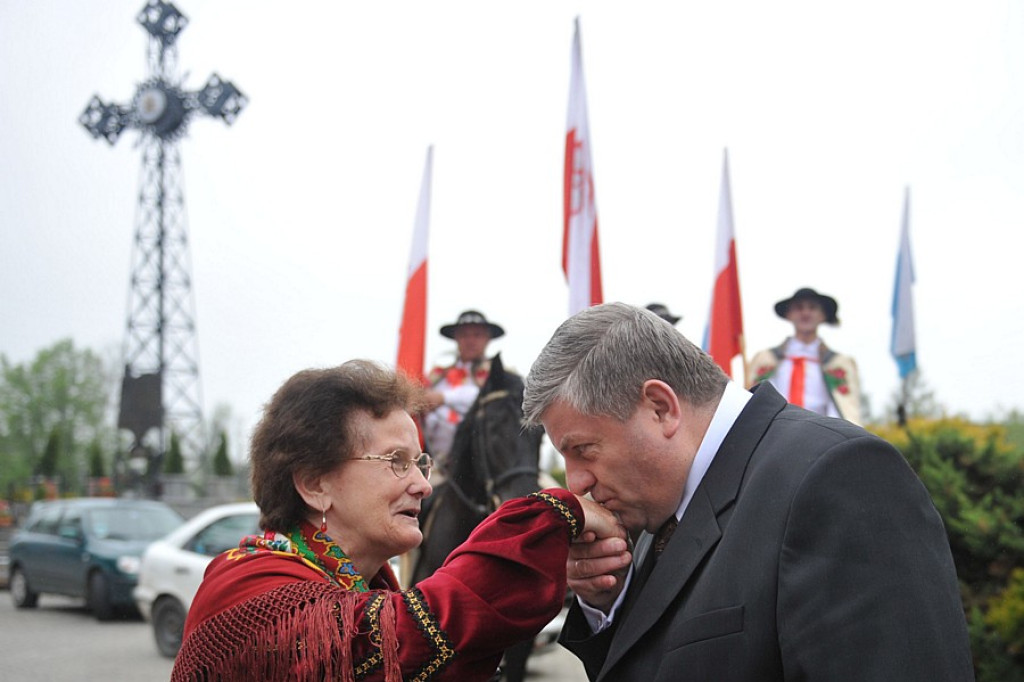 Jarosław Kaczyński na wiecu wyborczym w Zakopanem