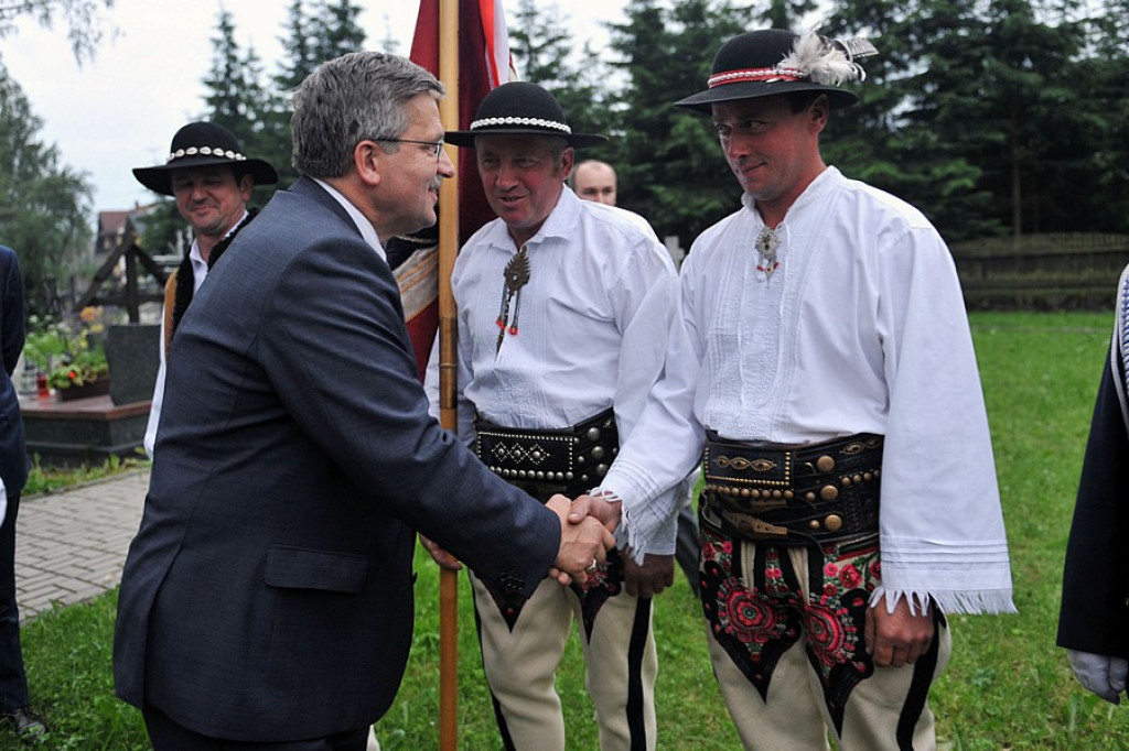 Marszałek Bronisław Komorowski na Podhalu
