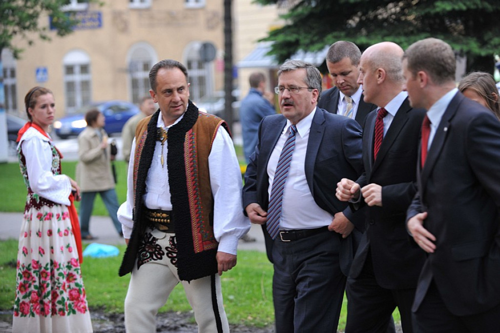 Marszałek Bronisław Komorowski na Podhalu