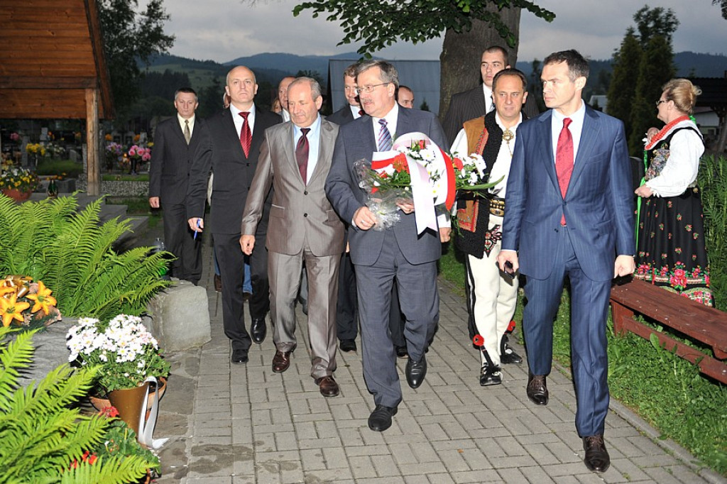 Marszałek Bronisław Komorowski na Podhalu