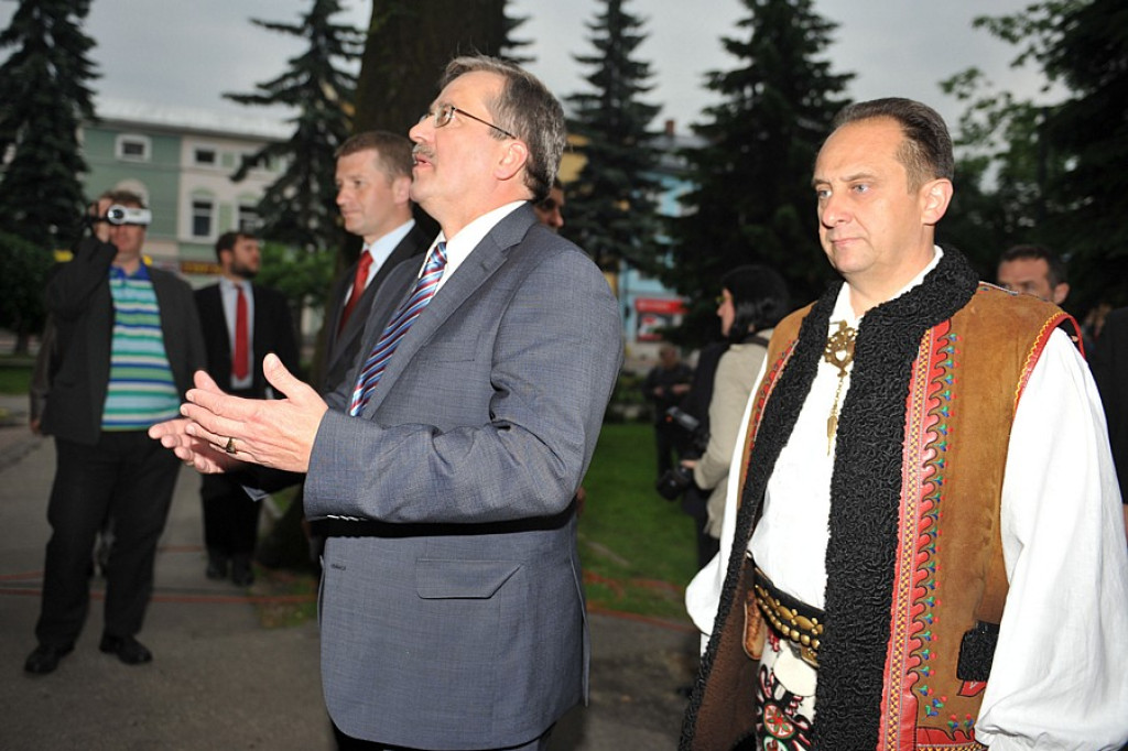 Marszałek Bronisław Komorowski na Podhalu