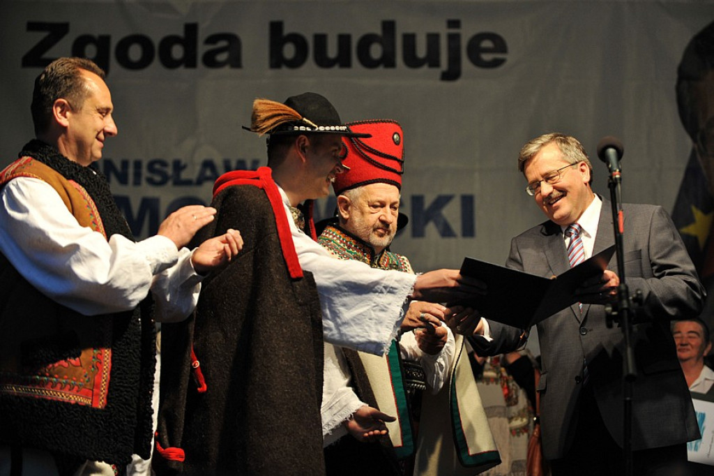 Marszałek Bronisław Komorowski na Podhalu