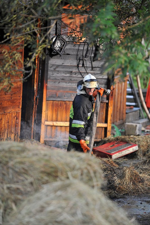 Pożar w Zębie